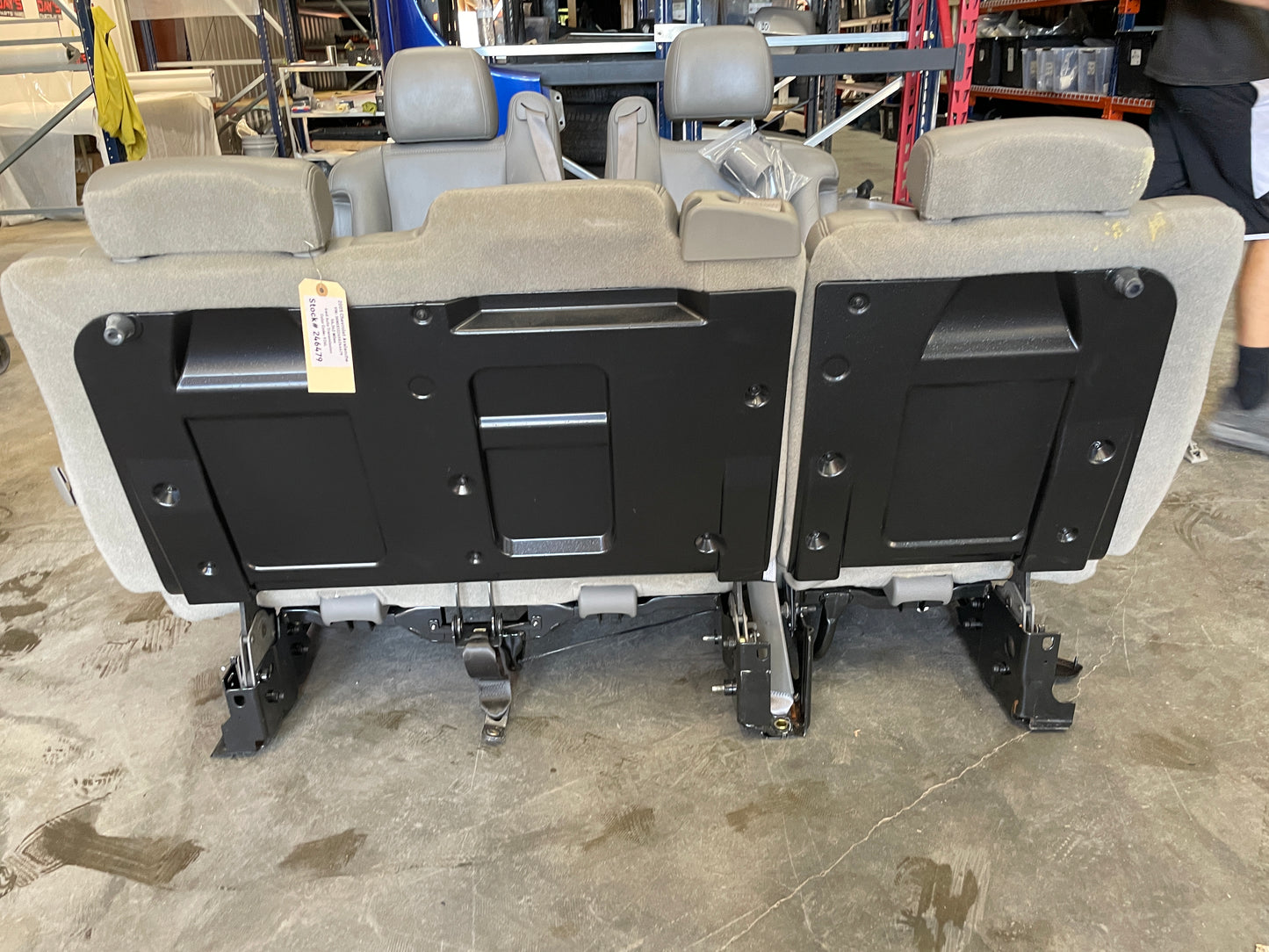 2005 Chevy Avalanche Seats Front and Rear Gray Grey Leather OEM - Day's Parts Yard