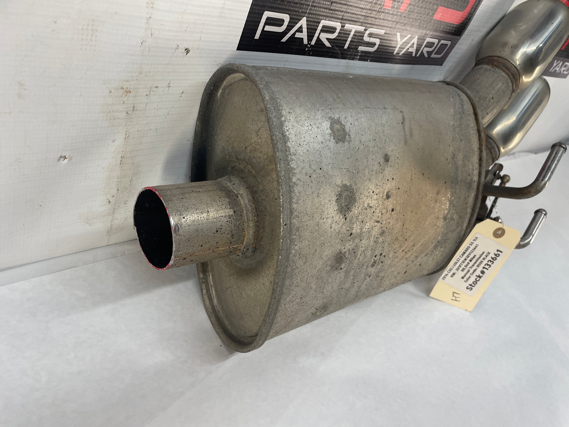 2014 Chevy Camaro SS 1LE LH Driver NPP Muffler Exhaust OEM - Day's Parts Yard
