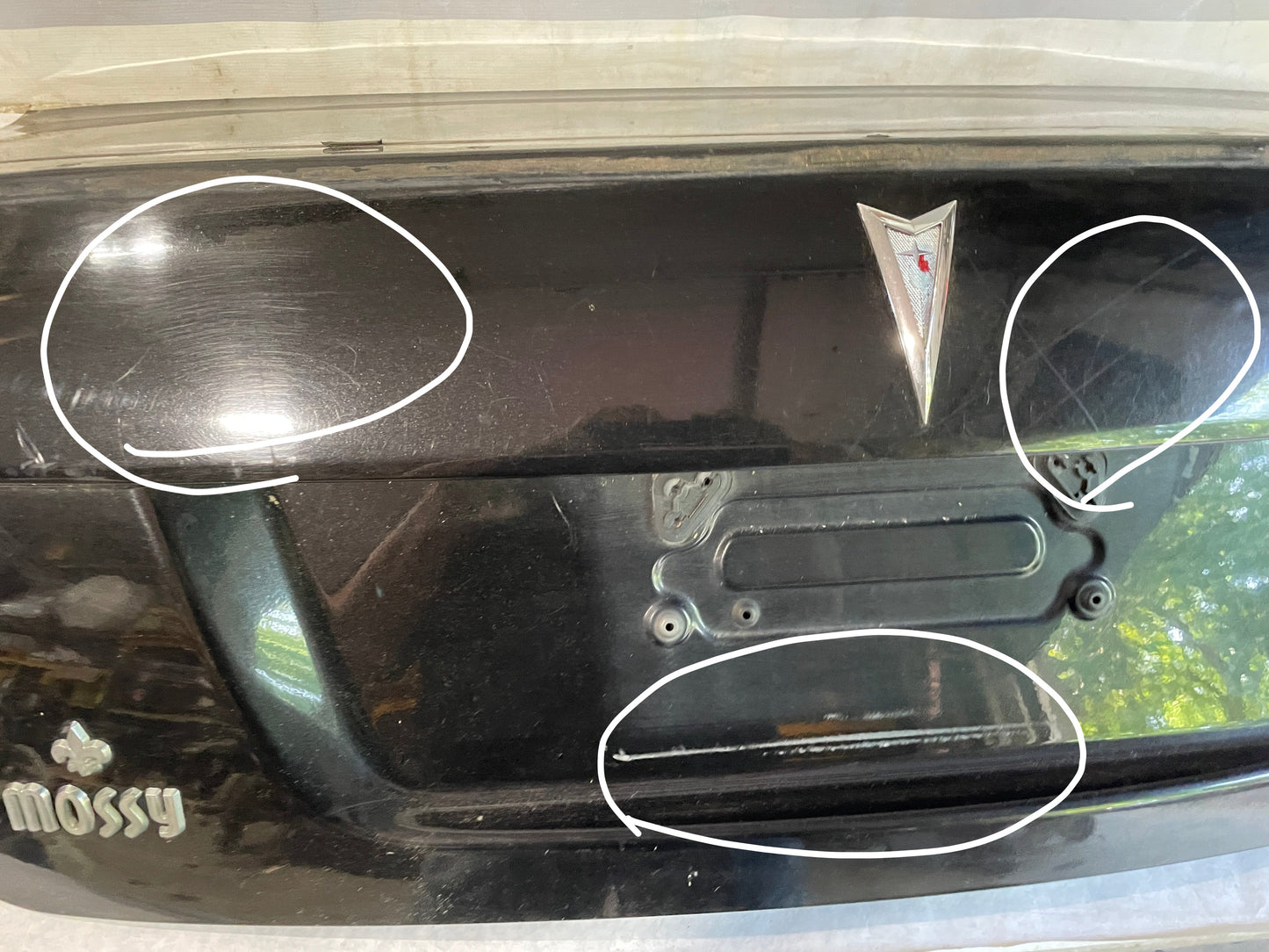 2009 Pontiac G8 Base Trunk Deck Lid OEM