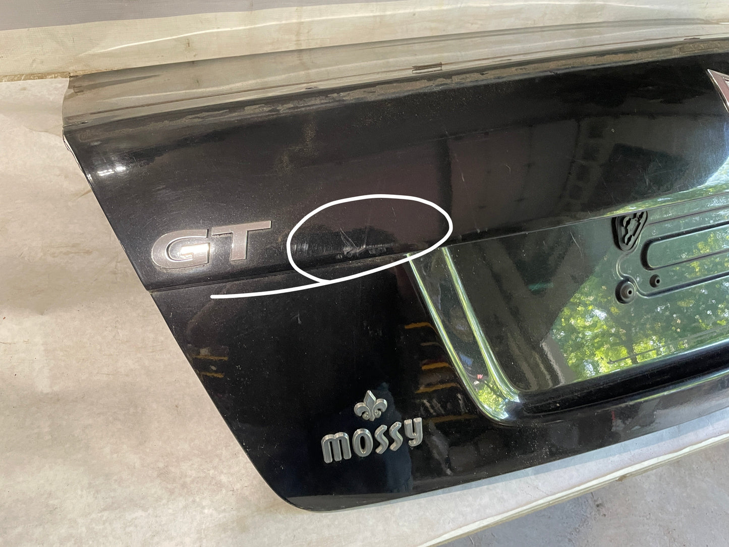 2009 Pontiac G8 Base Trunk Deck Lid OEM