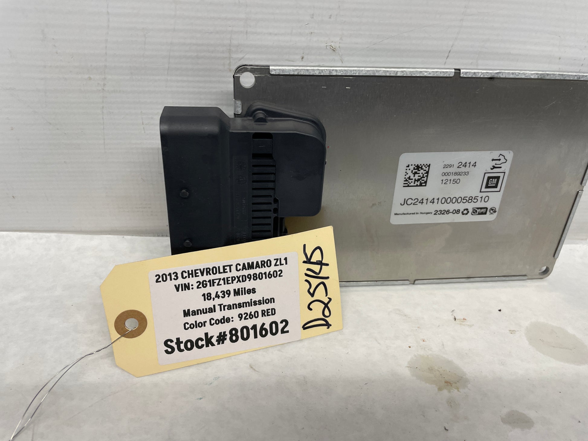 2013 Chevy Camaro ZL1 Magnet Rid Suspension Control Module OEM - Day's Parts Yard