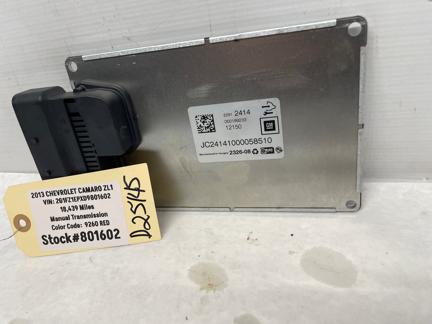 2013 Chevy Camaro ZL1 Magnet Rid Suspension Control Module OEM - Day's Parts Yard