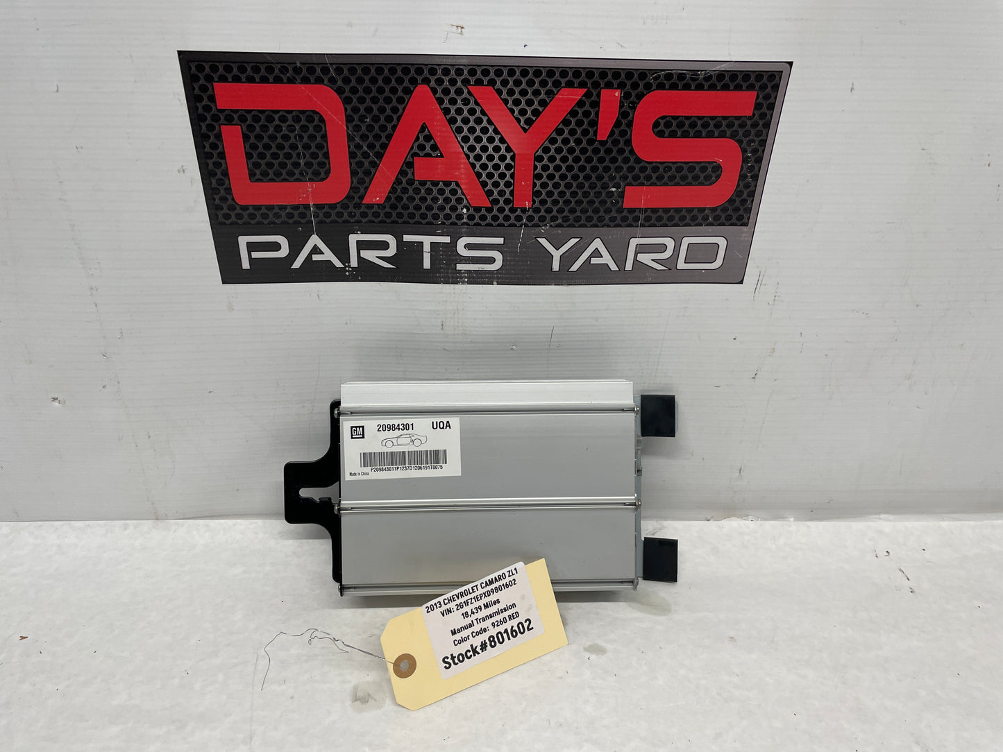 2013 Chevy Camaro ZL1 Radio Stereo Speaker Amplifier OEM - Day's Parts Yard