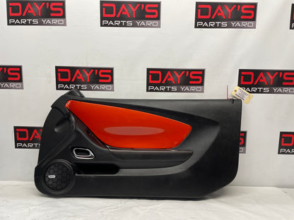 2010 Chevy Camaro SS RH Passenger Front Interior Door Panel Orange OEM - Day's Parts Yard