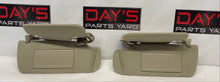 2003 Chevy Suburban RH & LH Sunvisors Sun Visors w/ Clips OEM - Day's Parts Yard