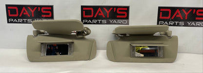 2003 Chevy Suburban RH & LH Sunvisors Sun Visors w/ Clips OEM - Day's Parts Yard