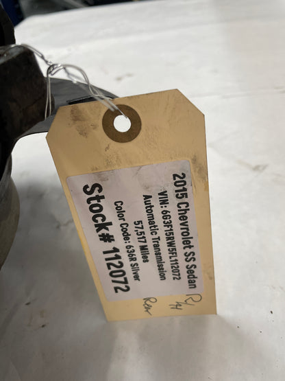 2015 Chevy SS Sedan RH Passenger Rear Suspension Spindle Hub Knuckle Assembly OEM - Day's Parts Yard