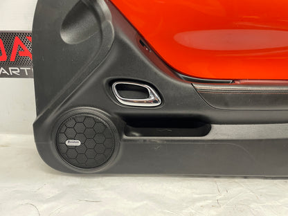 2010 Chevy Camaro SS RH Passenger Front Interior Door Panel Orange OEM - Day's Parts Yard