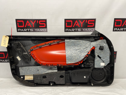 2010 Chevy Camaro SS RH Passenger Front Interior Door Panel Orange OEM - Day's Parts Yard
