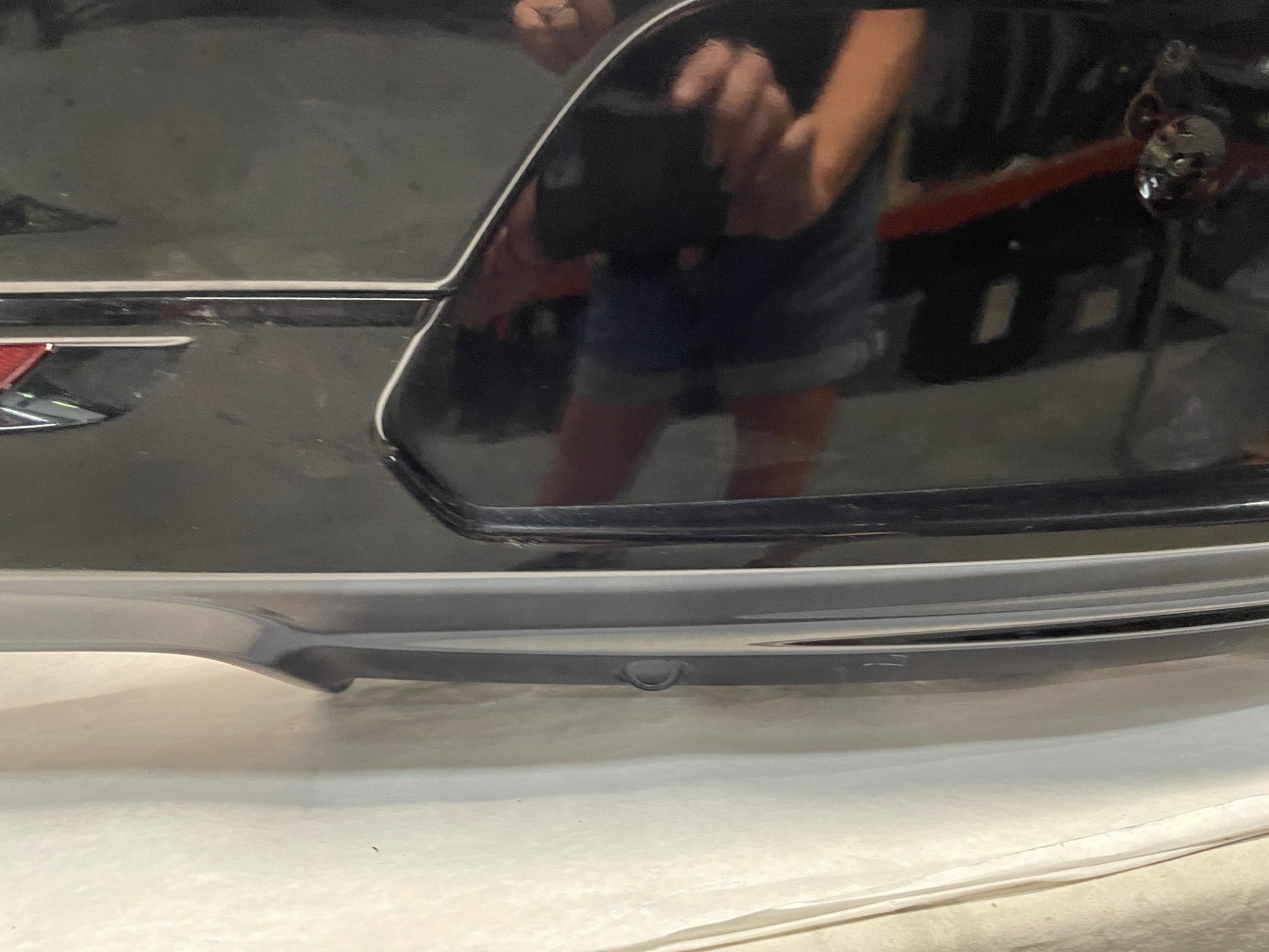 2016 Chevy SS Sedan Complete Rear Bumper Cover Black OEM - Day's Parts Yard