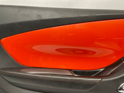 2010 Chevy Camaro SS LH Driver Front Interior Door Panel Orange OEM - Day's Parts Yard