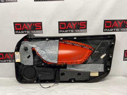 2010 Chevy Camaro SS LH Driver Front Interior Door Panel Orange OEM - Day's Parts Yard
