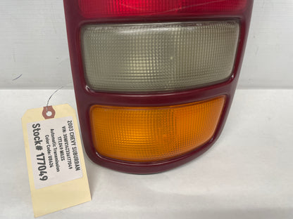 2003 Chevy Suburban LH Driver Tail Light Taillight Assembly OEM - Day's Parts Yard