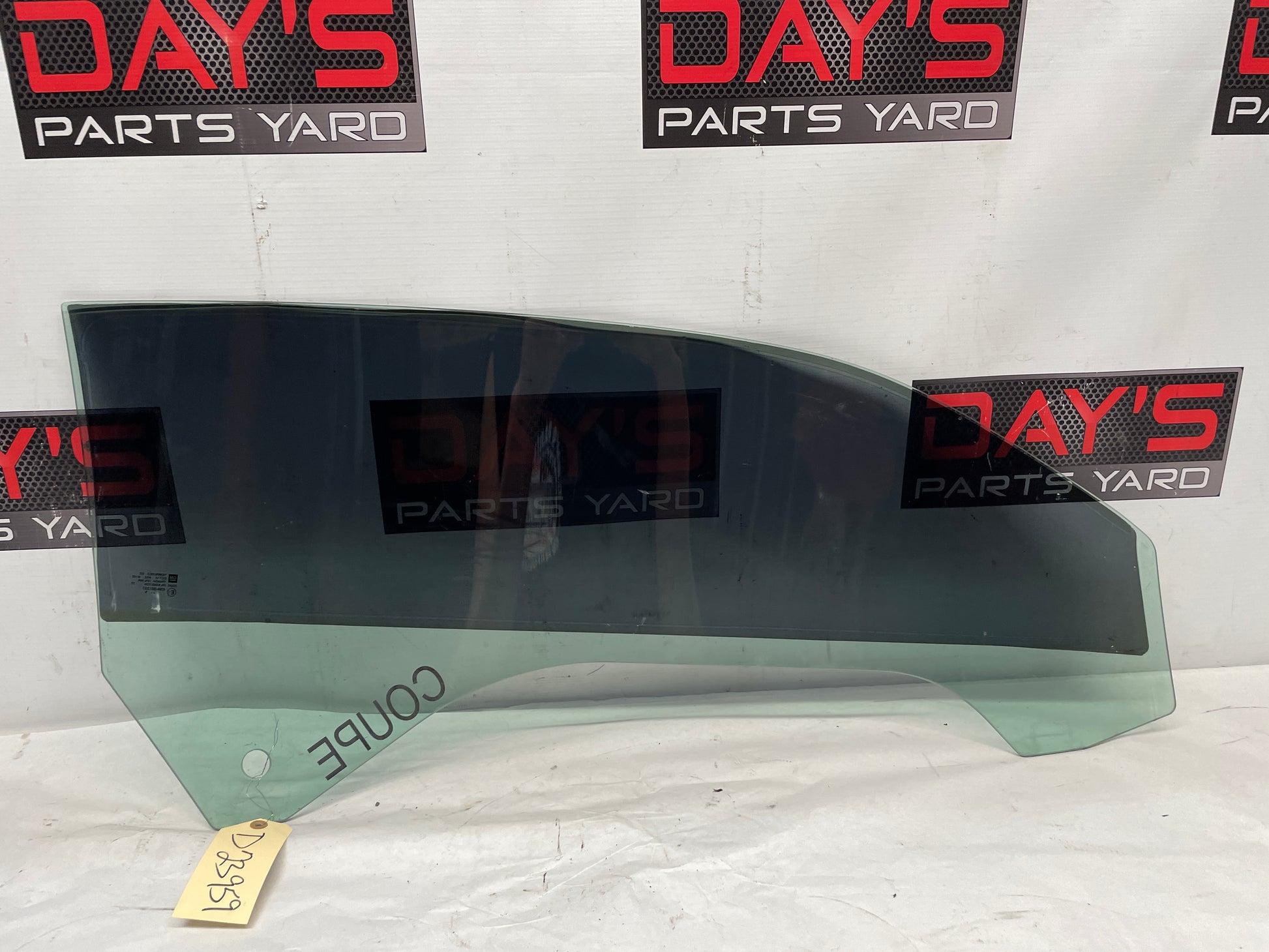 2010 Chevy Camaro SS LH Driver Front Door Window Glass OEM - Day's Parts Yard