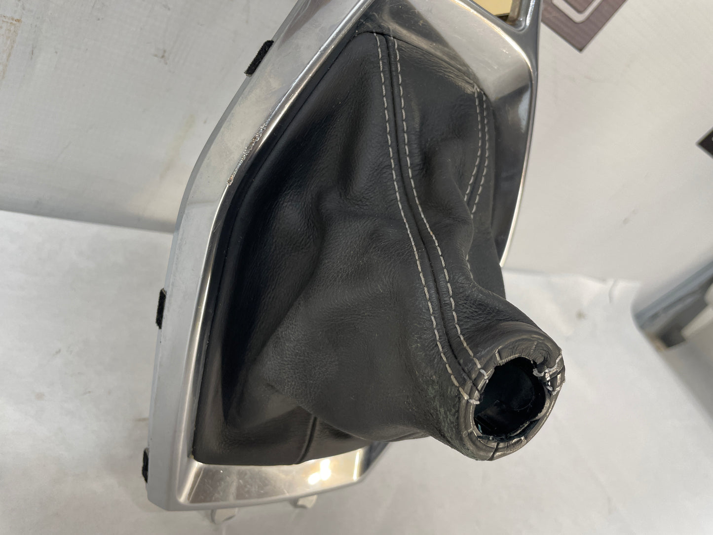 2019 Chevy Camaro SS Shifter Bezel w Black Leather Boot  OEM - Day's Parts Yard