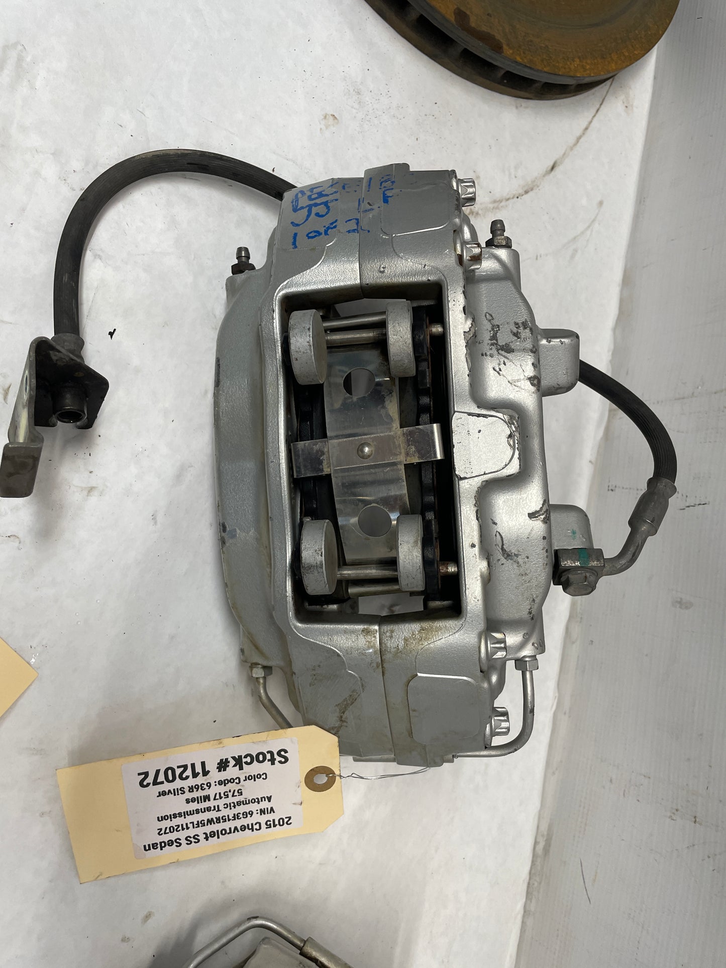 2015 Chevy SS Sedan Front & Rear Brembo Calipers w/ Rotors OEM - Day's Parts Yard