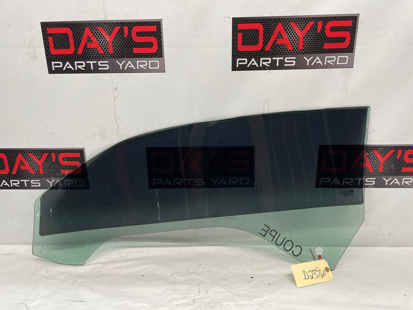 2010 Chevy Camaro SS RH Passenger Front Door Window Glass OEM - Day's Parts Yard