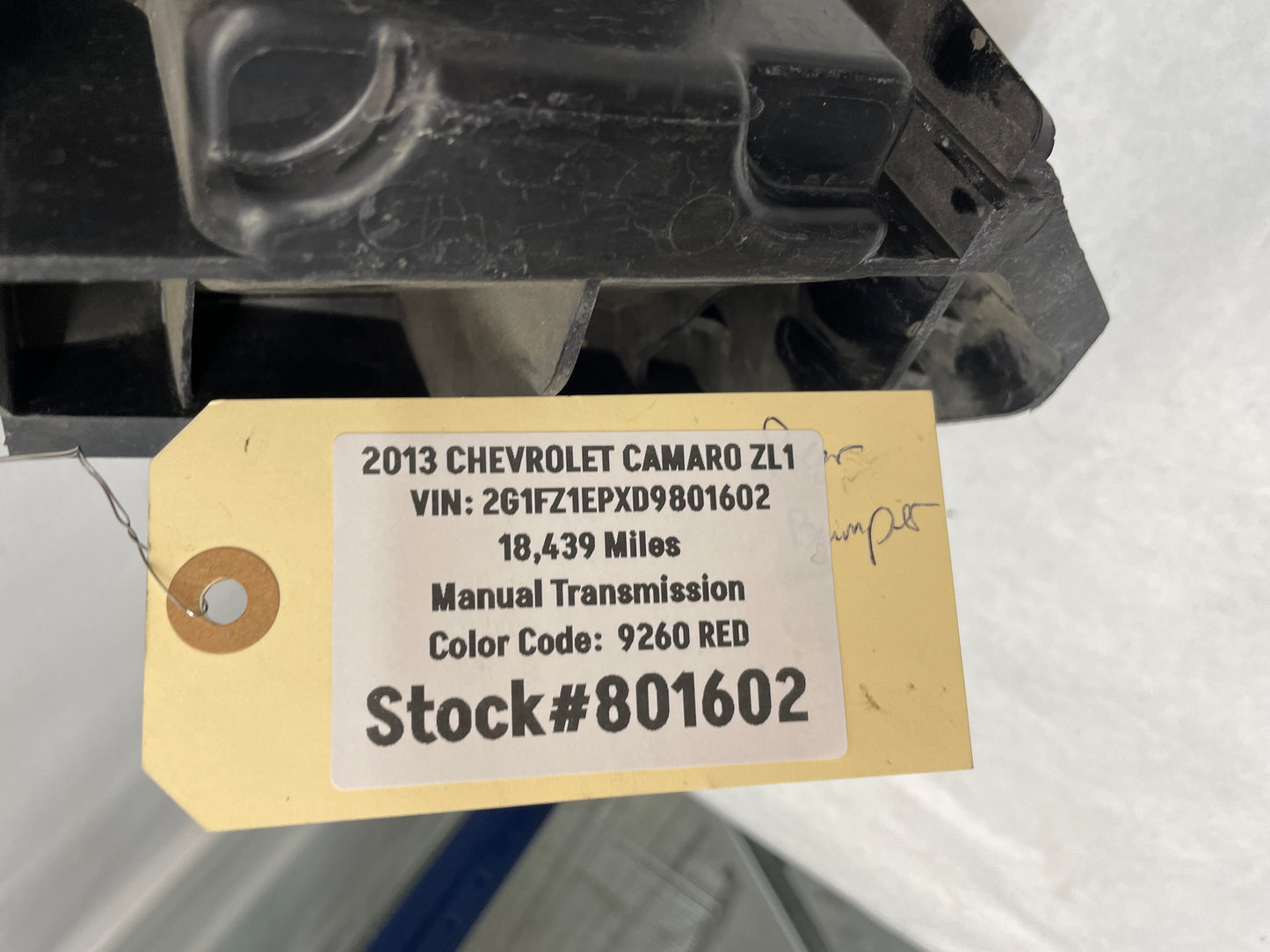 2013 Chevy Camaro ZL1 Rear Bumper Impact Absorber OEM - Day's Parts Yard