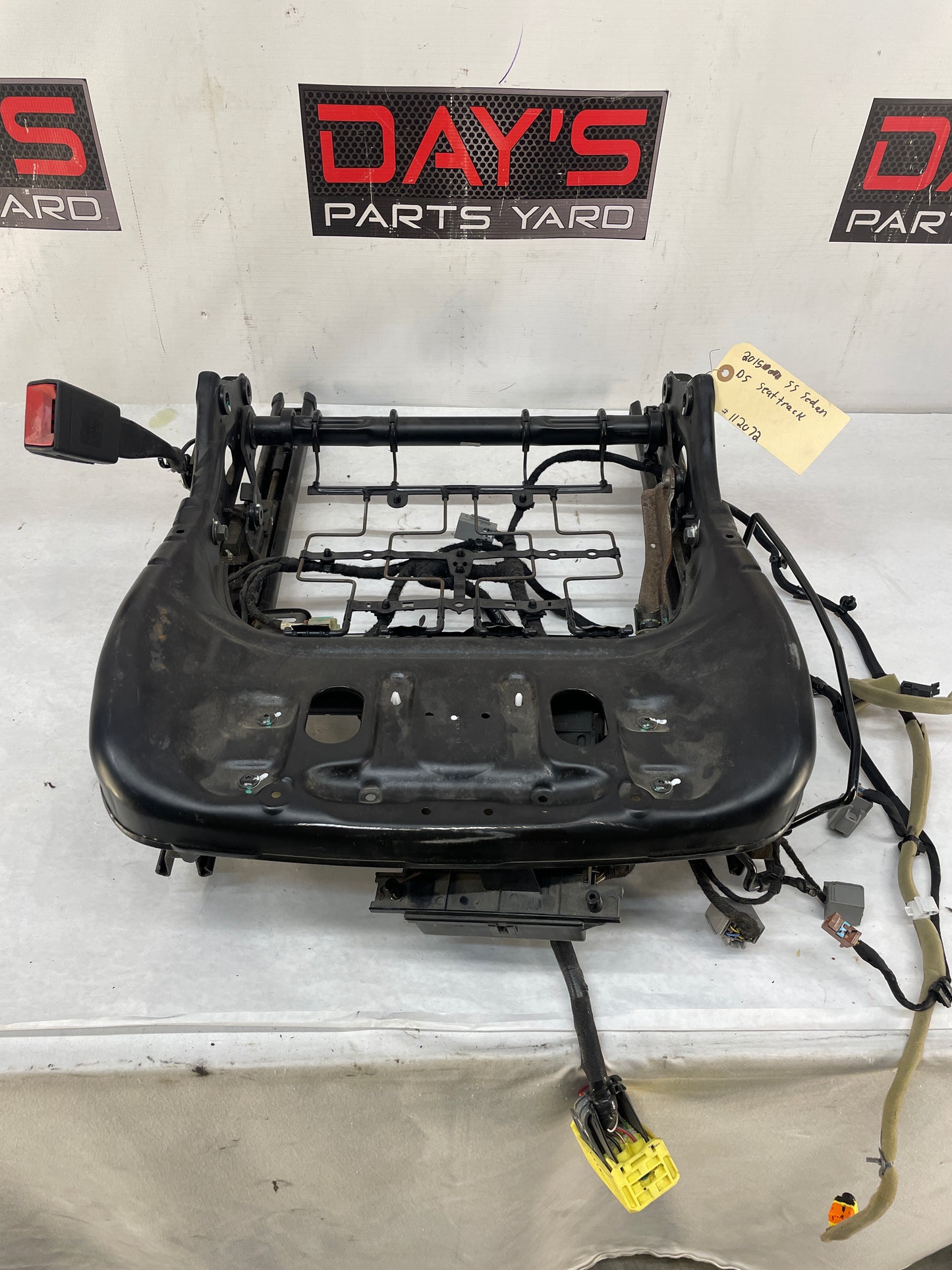 2015 Chevy SS Sedan LH Driver Front Seat Lower Track Frame Motor Assembly OEM