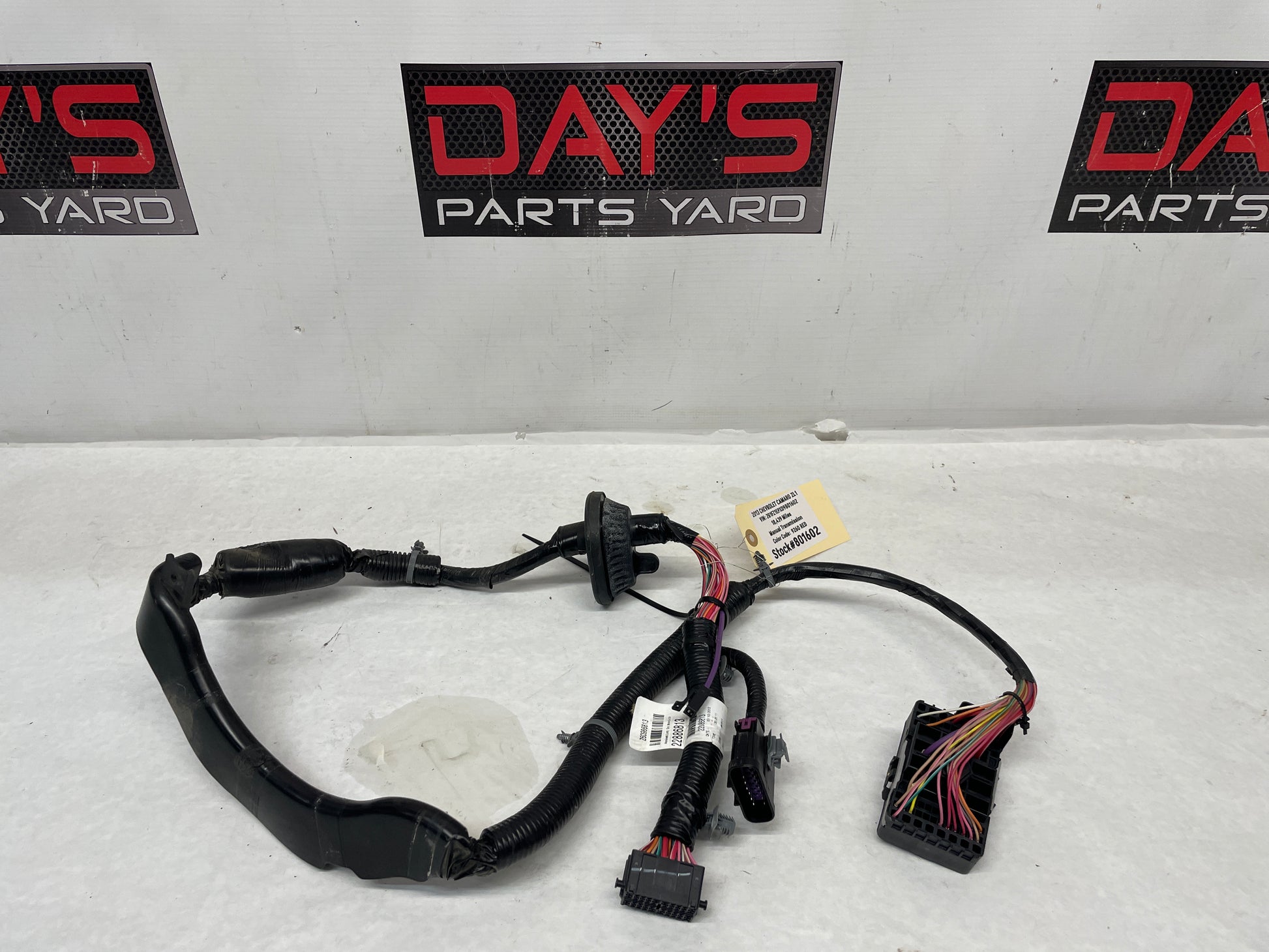 2013 Chevy Camaro ZL1 Body Wire Wiring Harness Extension OEM - Day's Parts Yard