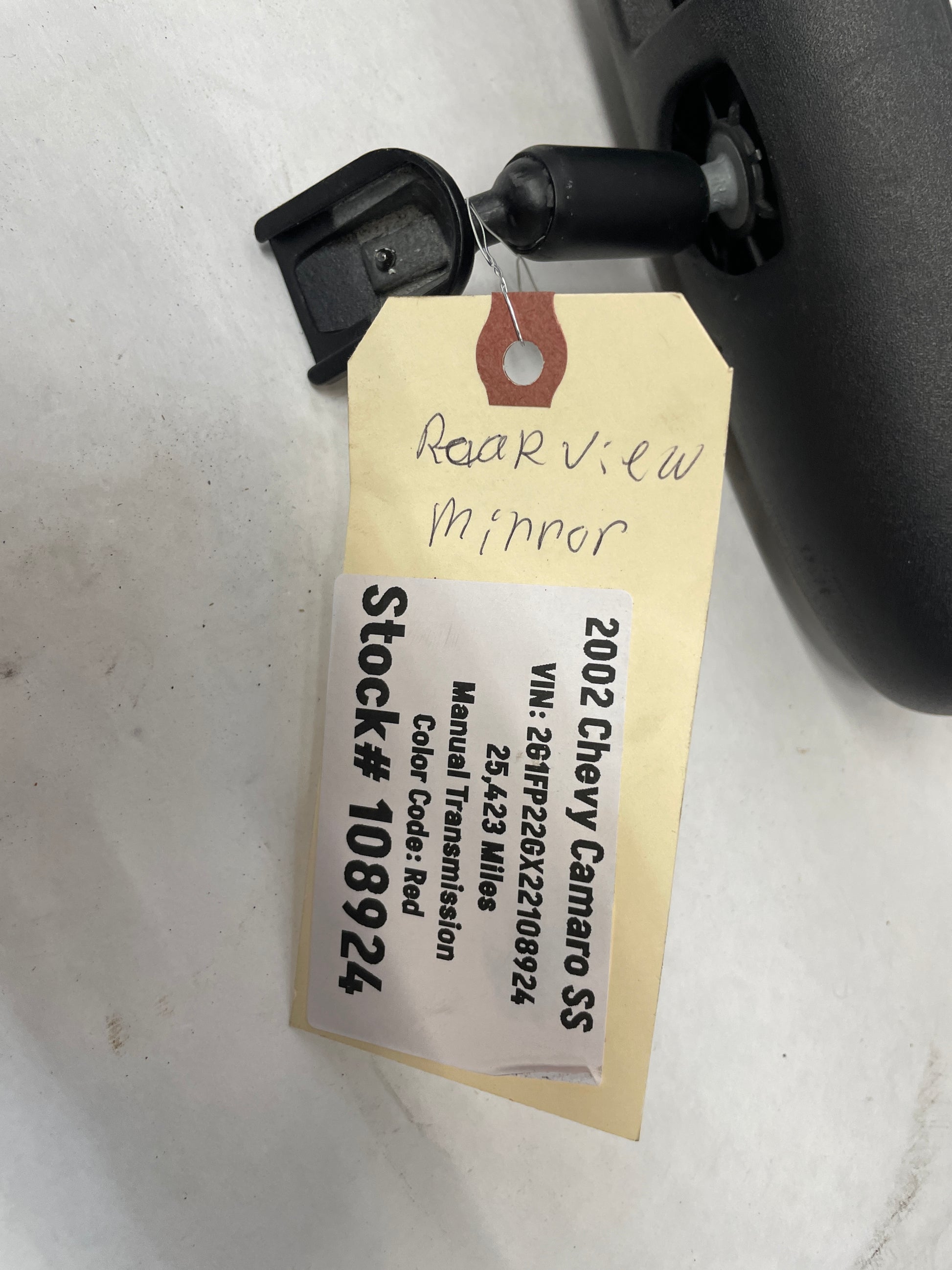 2002 Chevy Camaro SS Rearview Rear View Mirror OEM - Day's Parts Yard