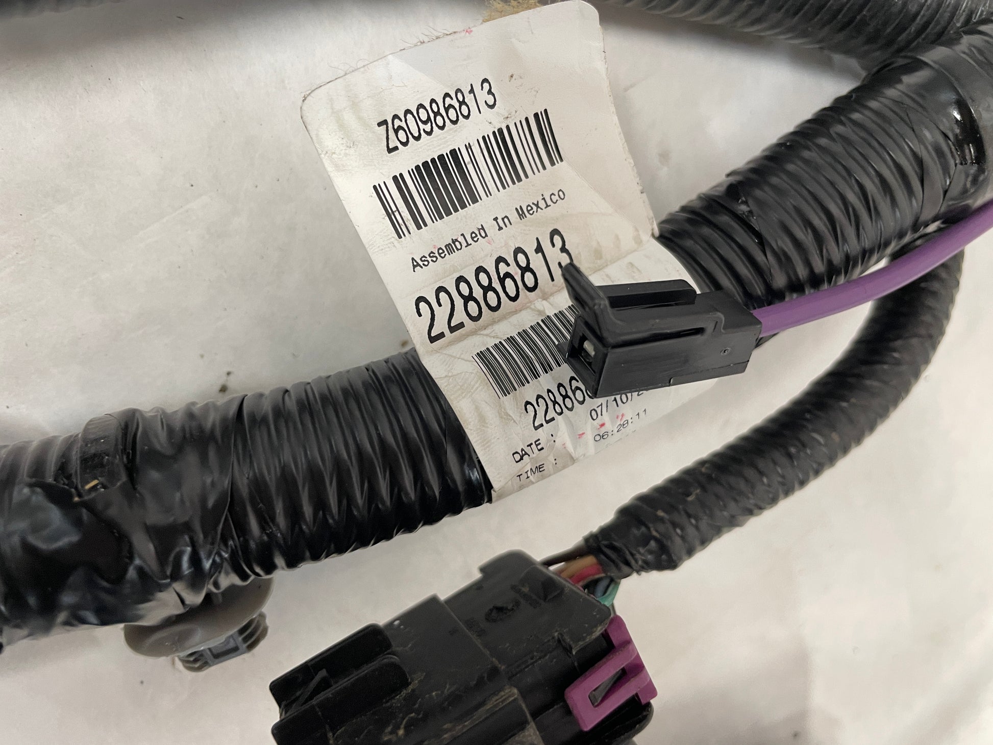 2013 Chevy Camaro ZL1 Body Wire Wiring Harness Extension OEM - Day's Parts Yard