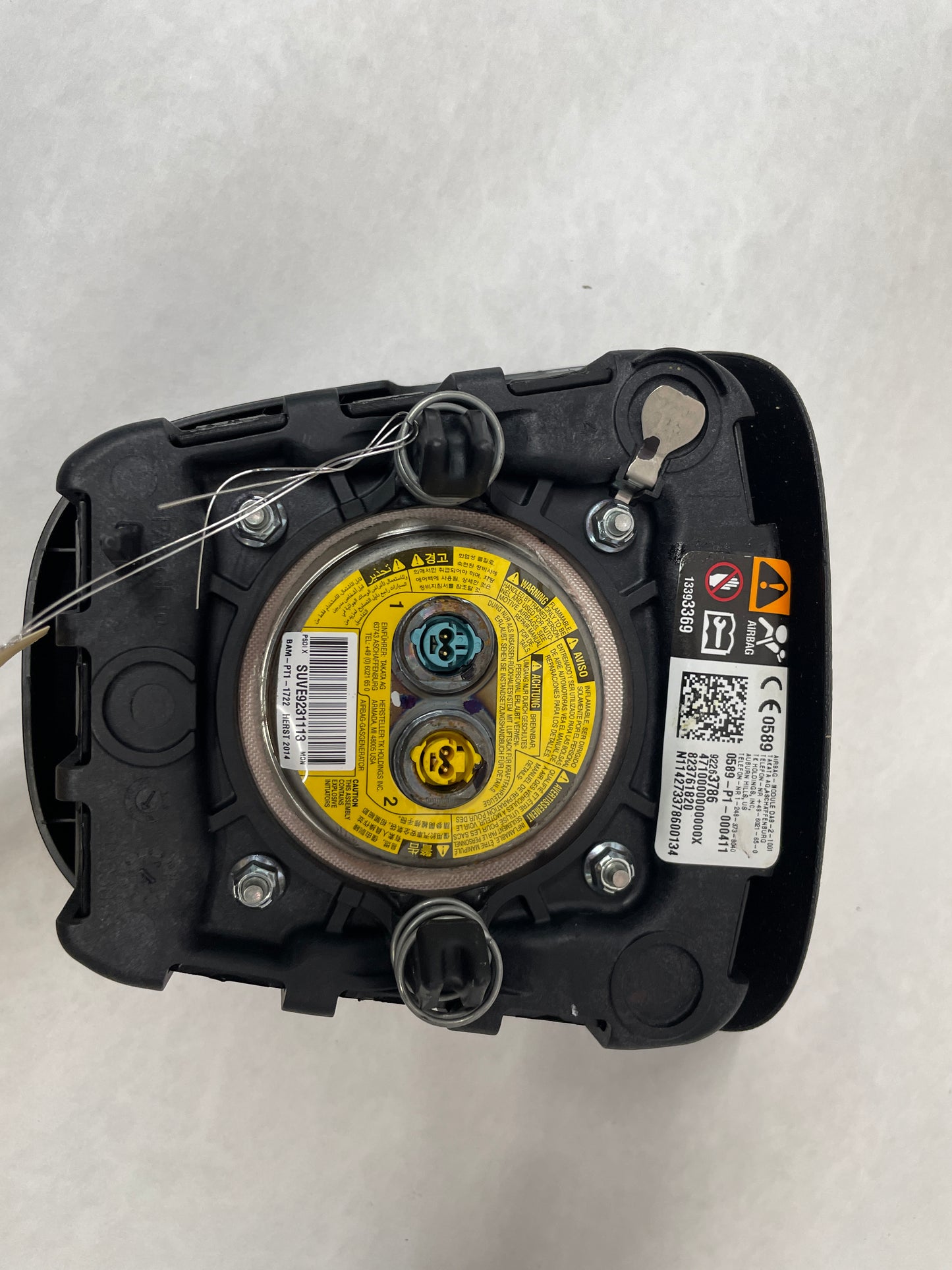 2015 Chevy SS  Wheel LH Driver Air Bag Airbag OEM - Day's Parts Yard