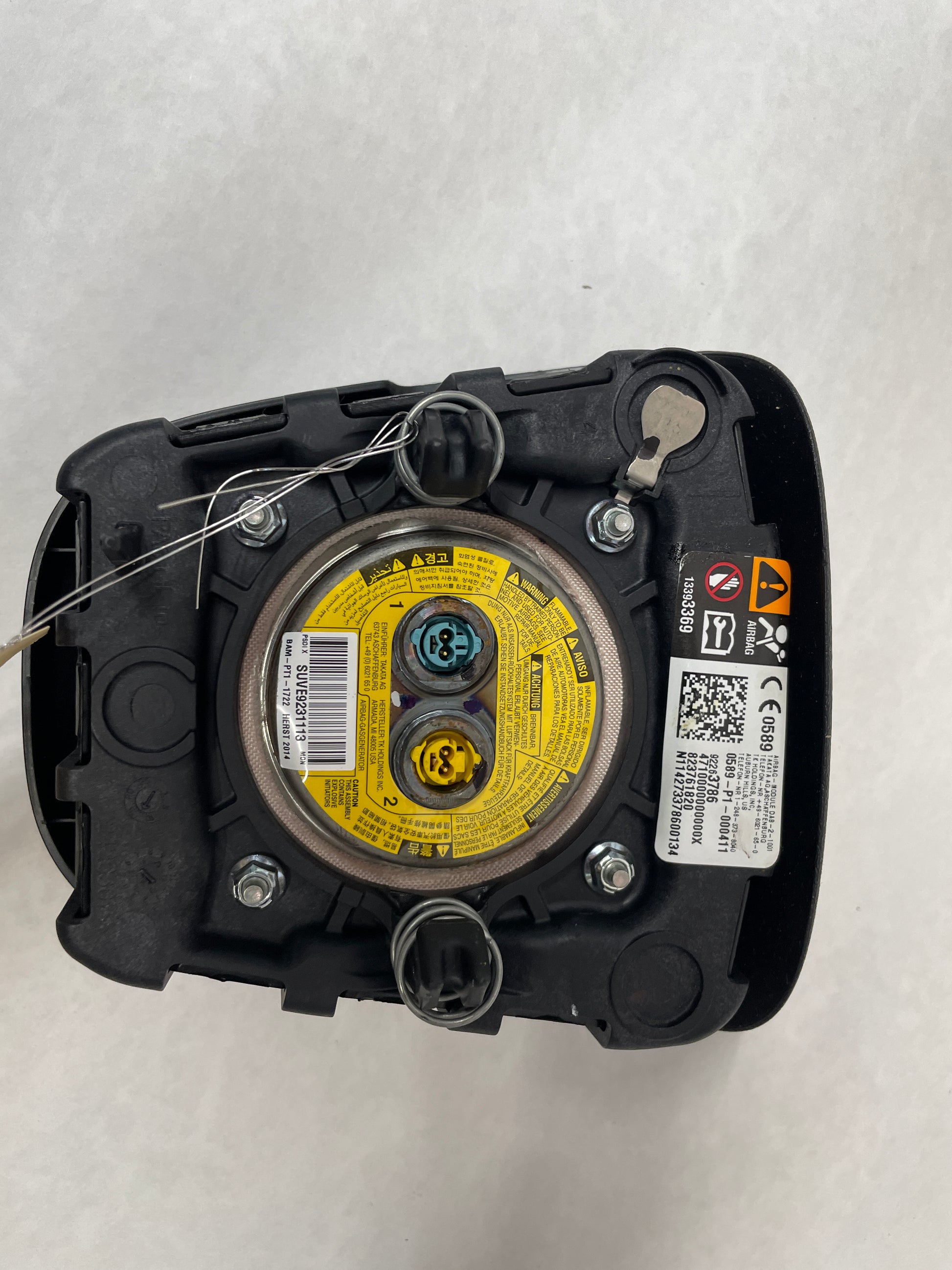 2015 Chevy SS  Wheel LH Driver Air Bag Airbag OEM - Day's Parts Yard