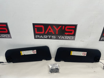 2004 Pontiac GTO RH & LH Sun Visors Sunvisors w/ Clips OEM - Day's Parts Yard