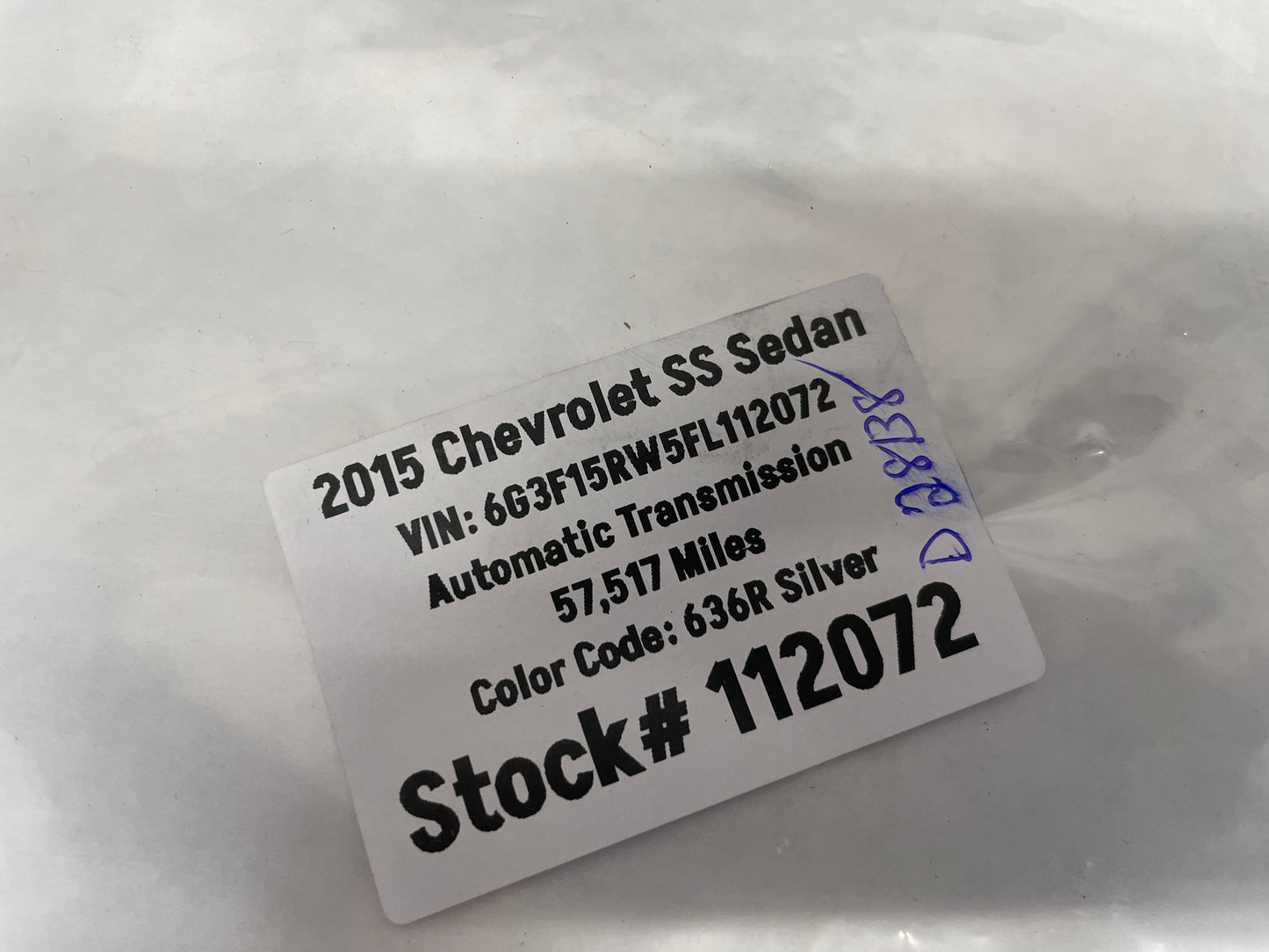 2015 Chevy SS Sedan Rearview Mirror Camera Cover Bezel Trim Molding OEM - Day's Parts Yard