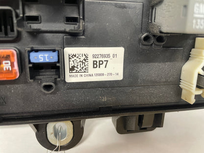 2015 Chevy SS Sedan Rear Trunk Fuse Relay Body Harness Junction Box Block Panel OEM - Day's Parts Yard