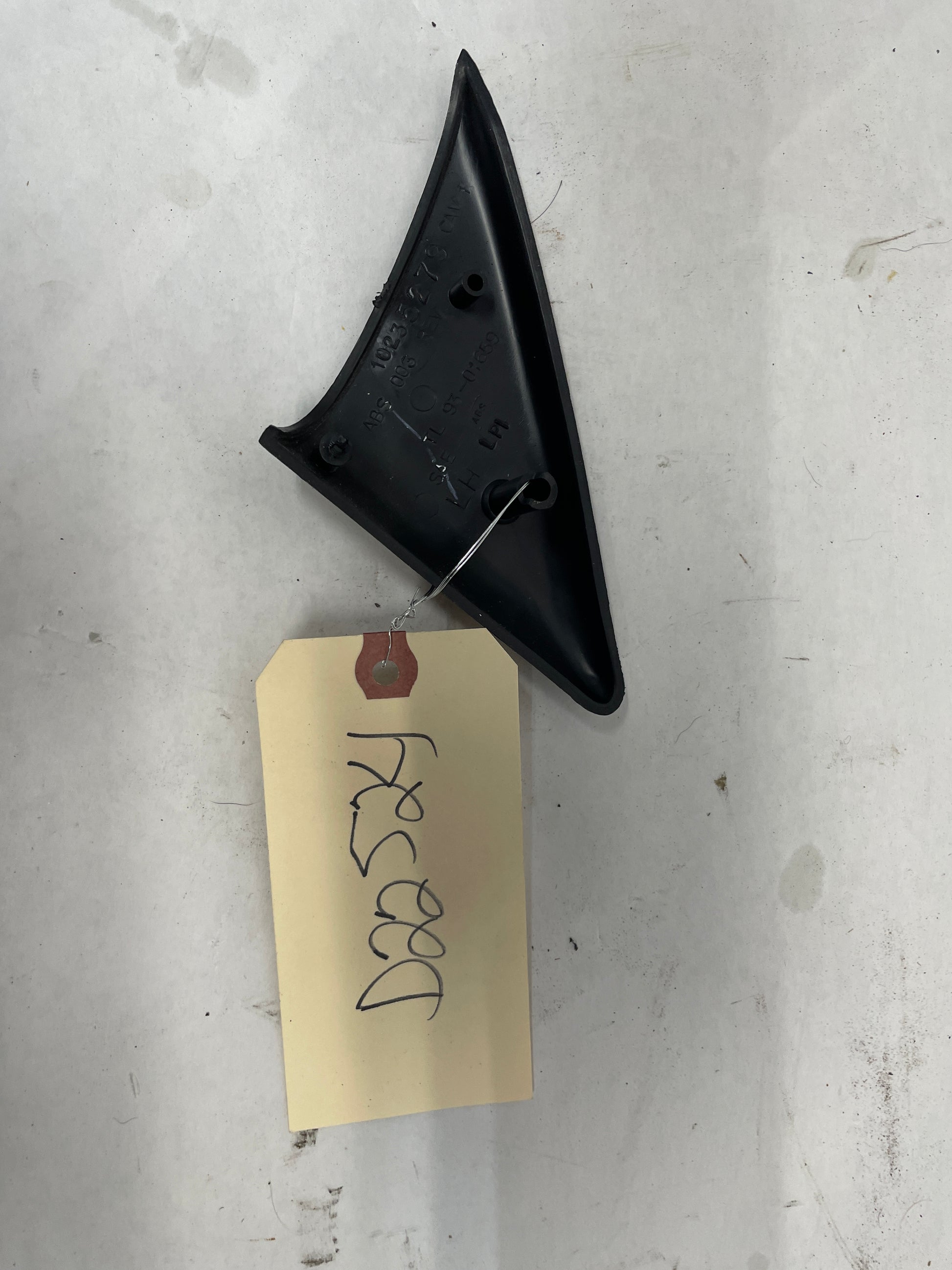 2002 Chevy Camaro SS LH Driver Interior Mirror Bezel Trim Cover Black Ebony OEM - Day's Parts Yard