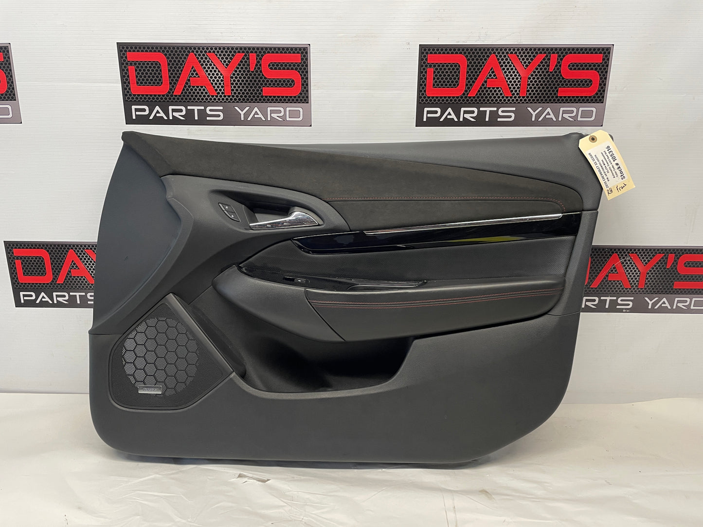 2015 Chevy SS Sedan Front RH Passenger Door Panel OEM - Day's Parts Yard