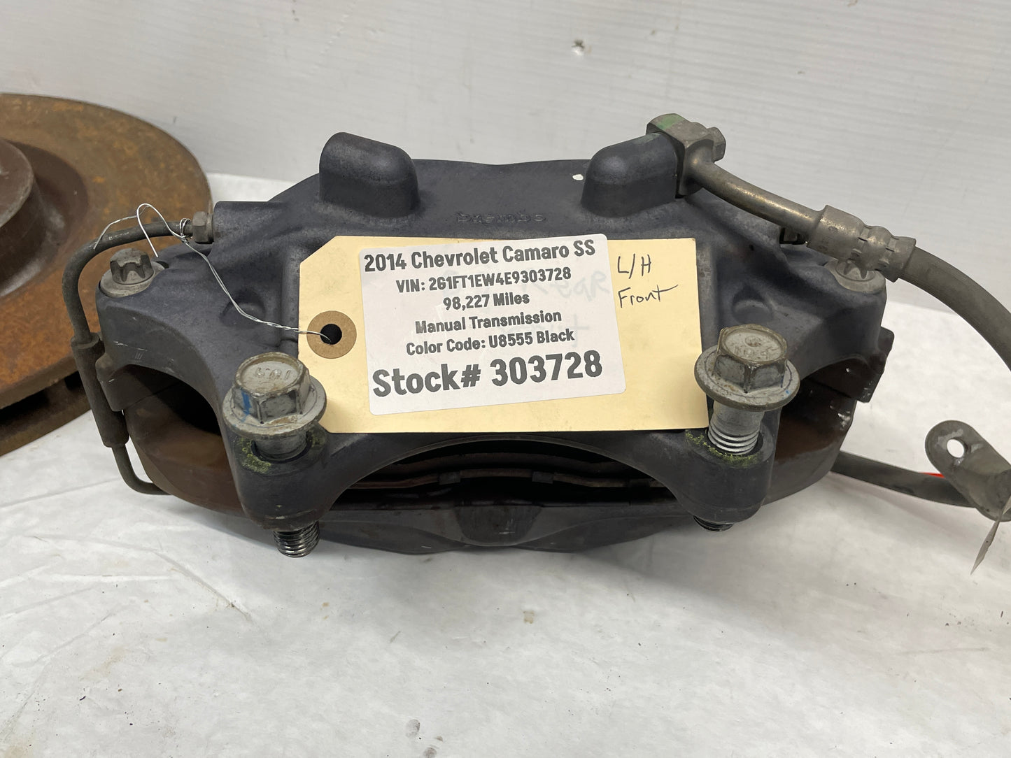 2014 Chevy Camaro SS Front & Rear Brembo Brake Calipers w/ Rotors OEM