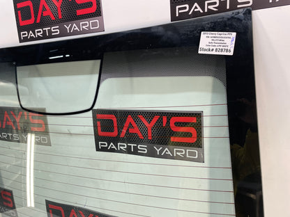 2013 Chevy Caprice PPV Rear Back Glass Windshield Window OEM LOCAL PICK UP - Day's Parts Yard