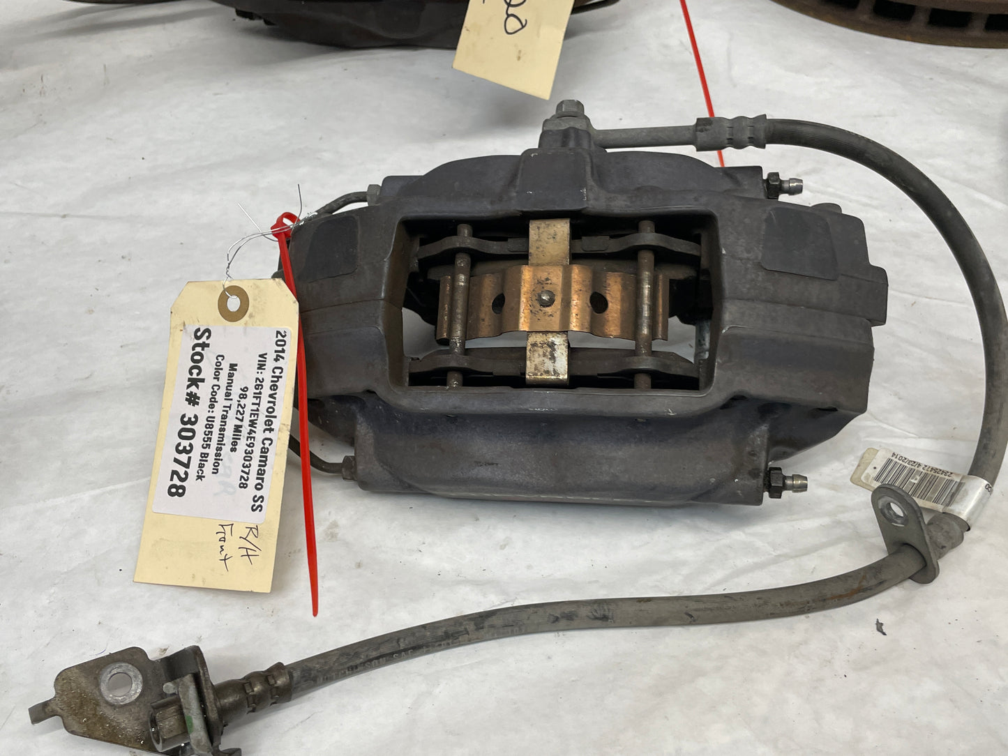 2014 Chevy Camaro SS Front & Rear Brembo Brake Calipers w/ Rotors OEM