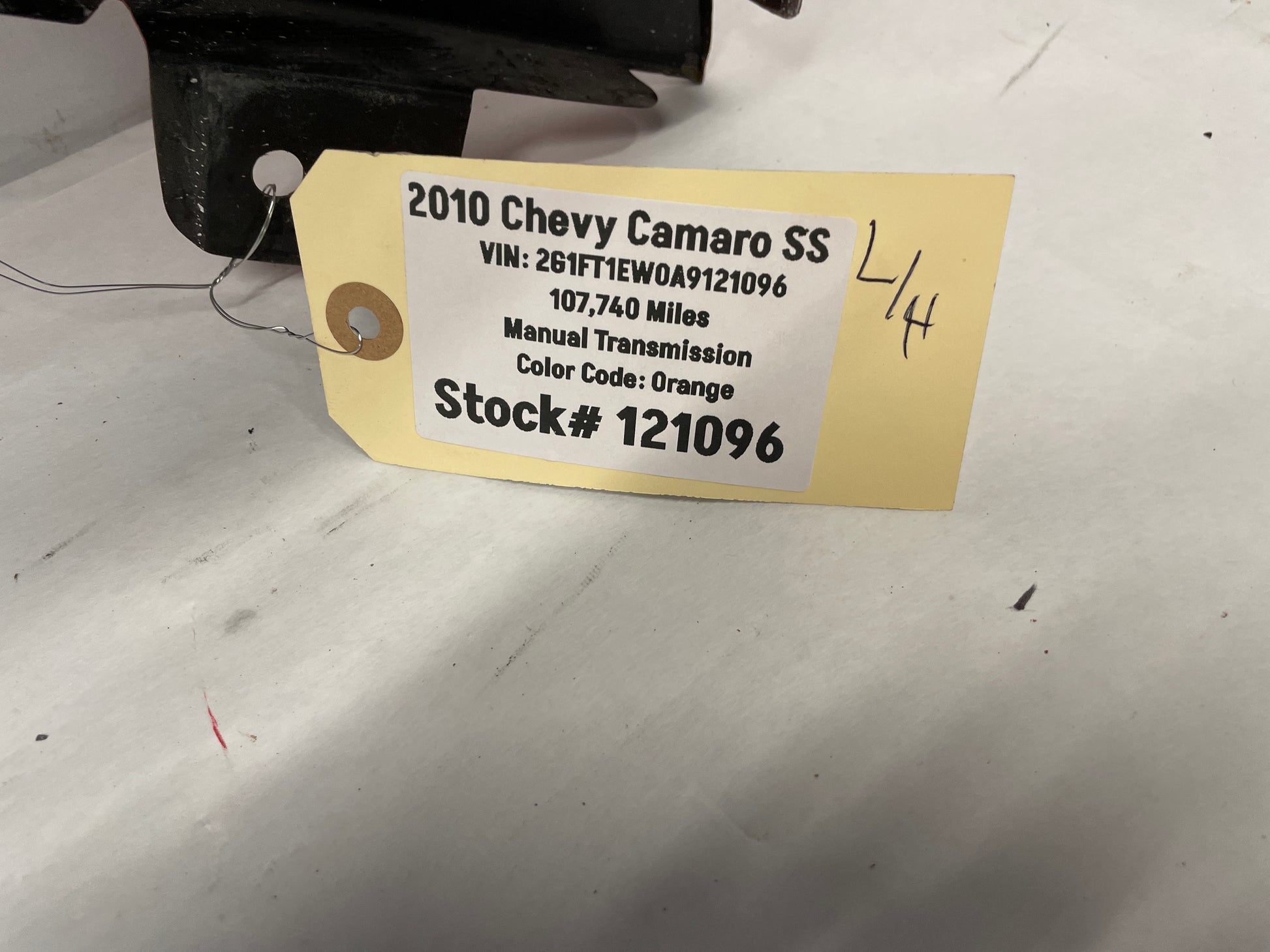 2010 Chevy Camaro SS LH Driver Fender OEM - Day's Parts Yard
