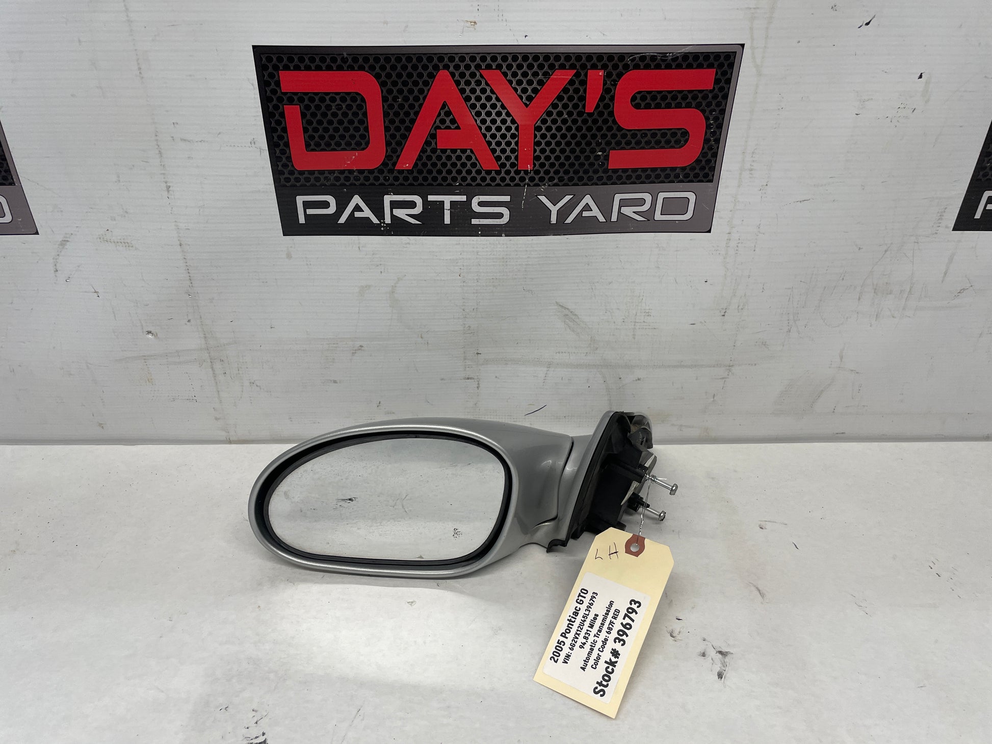2005 Pontiac GTO LH Driver Exterior Side Mirror OEM - Day's Parts Yard