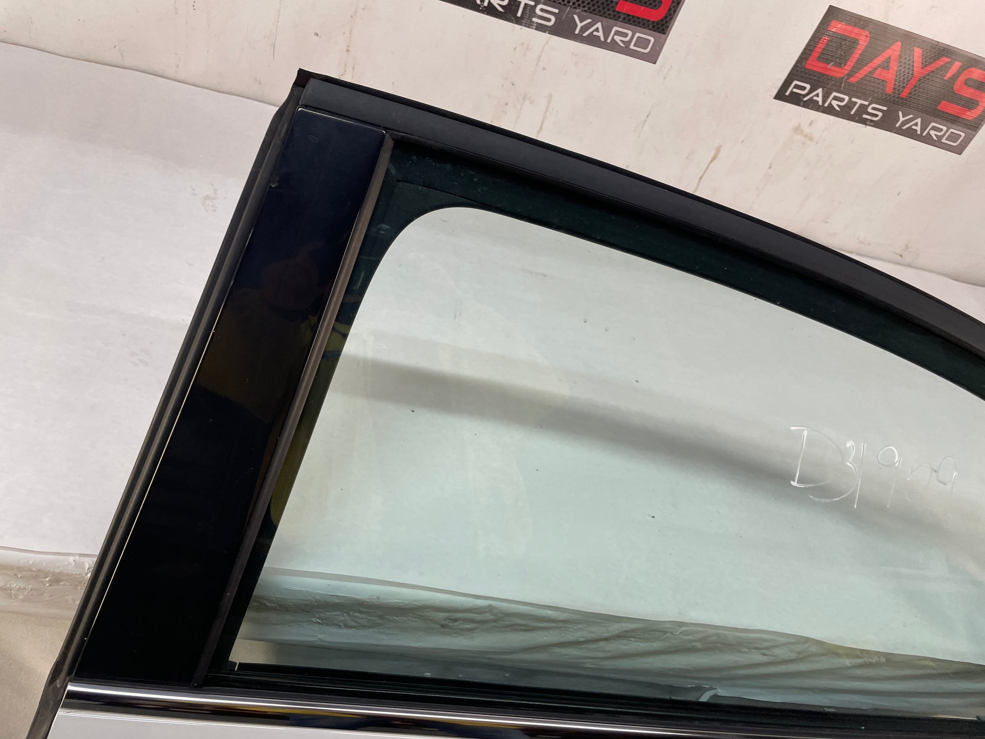 2013 Chevy Caprice PPV LH Driver Rear Exterior Door White OEM - Day's Parts Yard