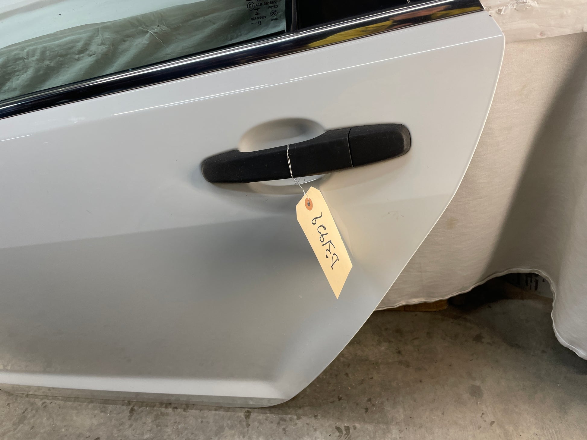 2013 Chevy Caprice PPV LH Driver Rear Exterior Door White OEM - Day's Parts Yard