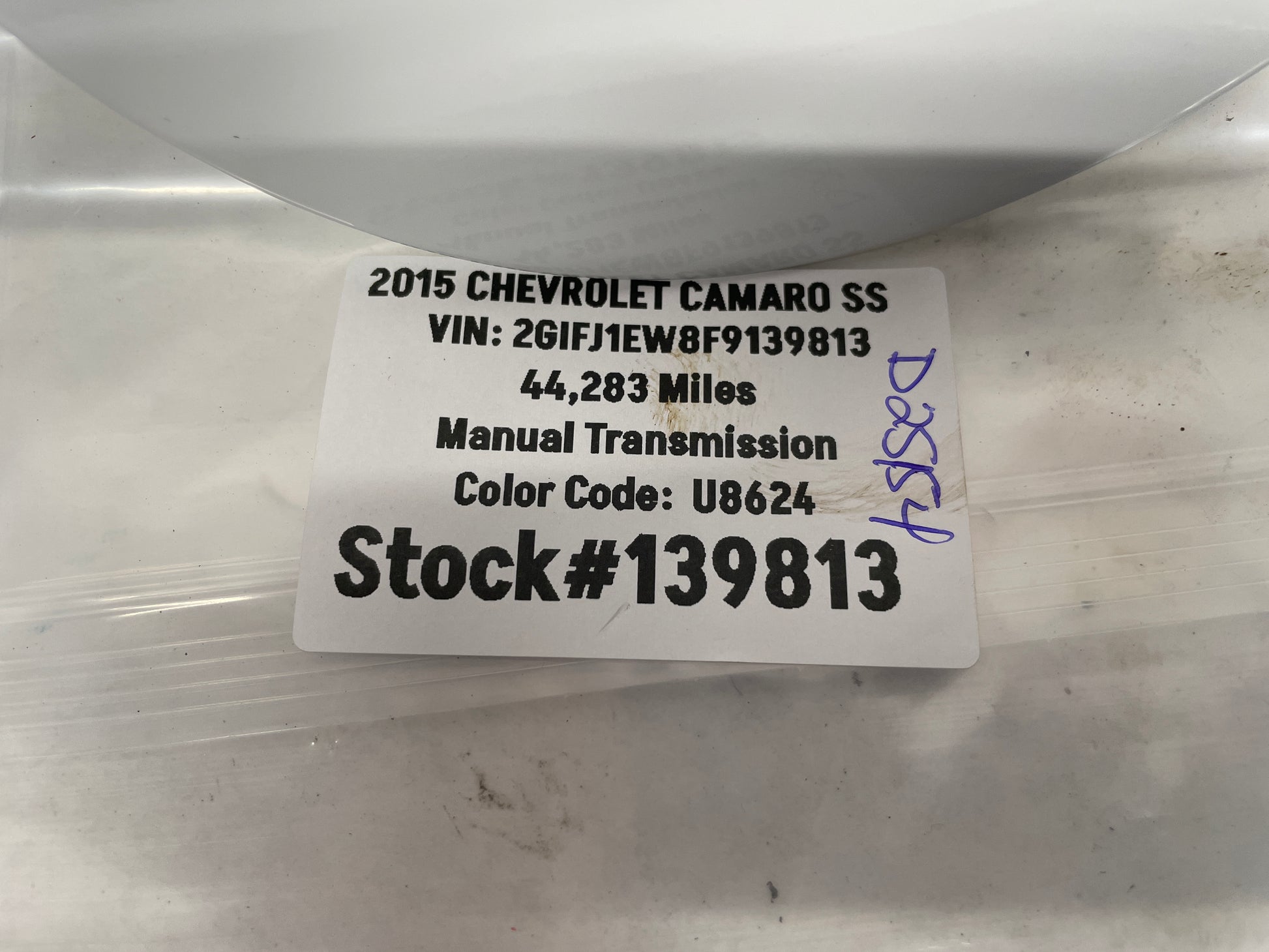 2015 Chevy Camaro SS Fuel Gas Tank Filler Door Cover OEM - Day's Parts Yard