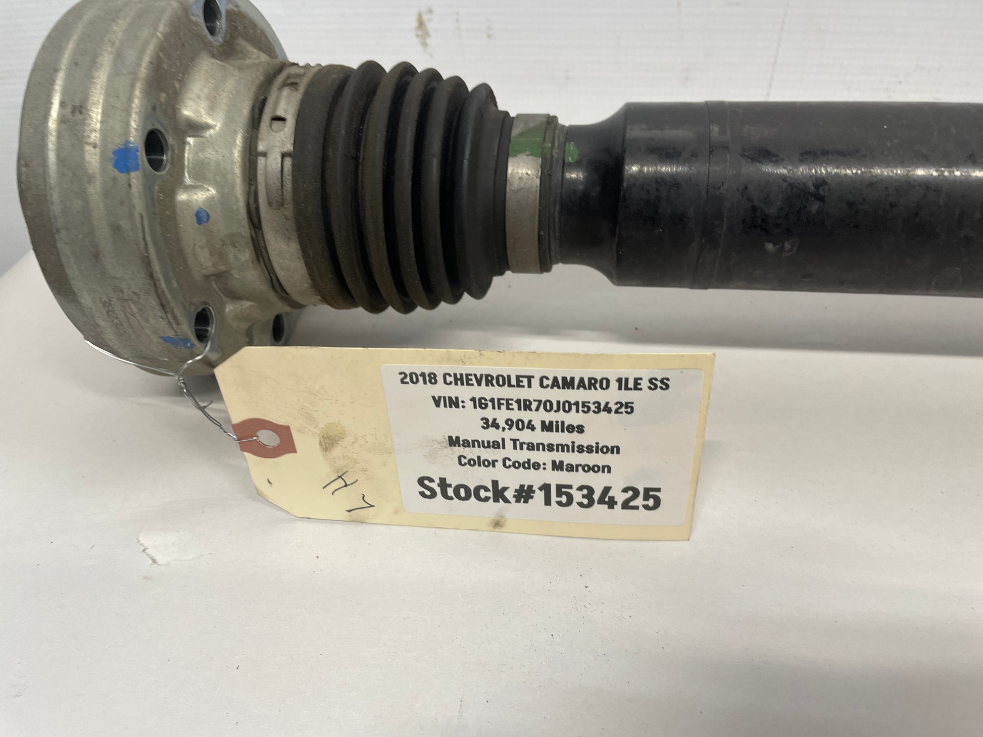 2018 Chevy Camaro 1LE SS LH Driver Rear CV Axle Half Shaft OEM - Day's Parts Yard