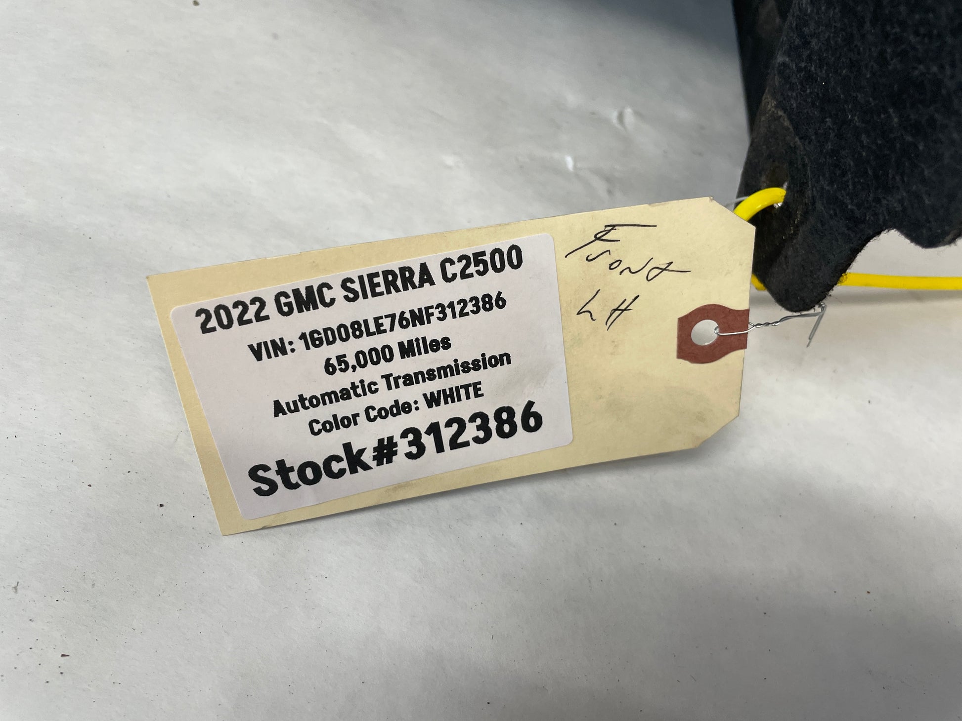 2022 GMC Sierra C2500 LH Driver Front Fender Wheel Liner OEM - Day's Parts Yard