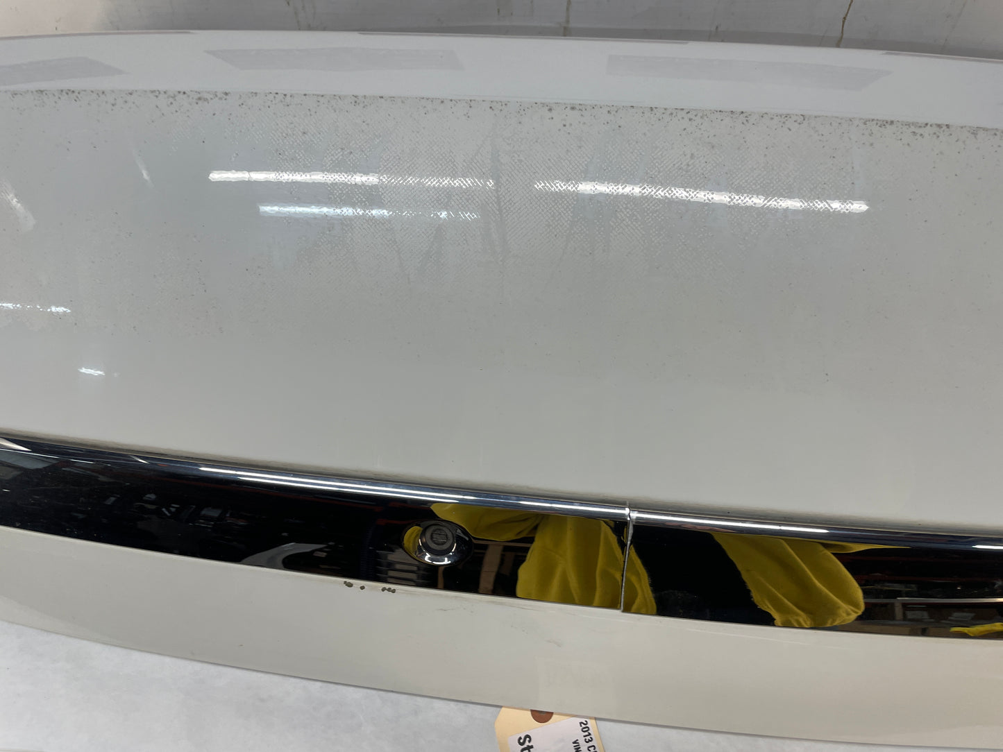 2013 Chevy Caprice PPV Trunk Deck Lid White OEM - Day's Parts Yard