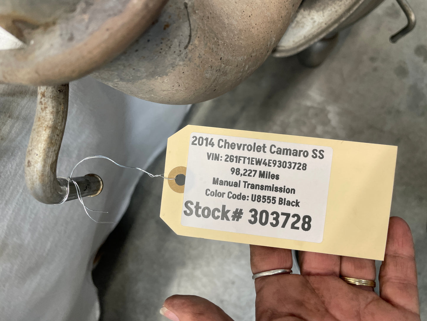2014 Chevy Camaro SS Factory OEM NPP Bi Mode Exhaust Muffler Pipe Assembly