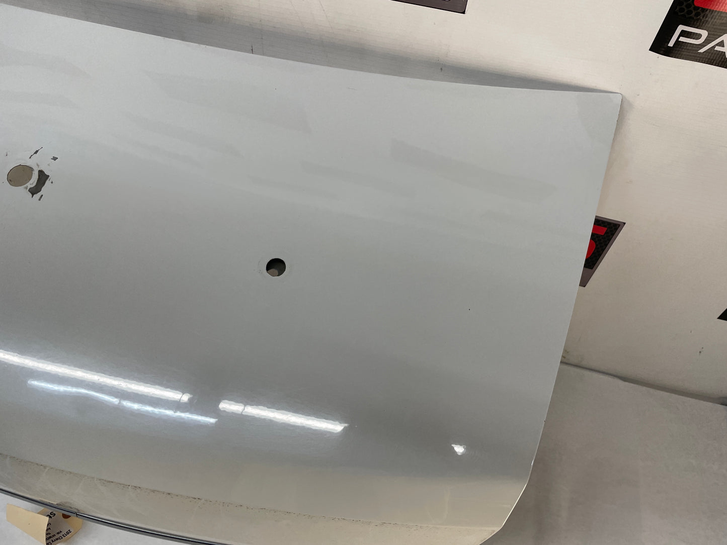 2013 Chevy Caprice PPV Trunk Deck Lid White OEM - Day's Parts Yard