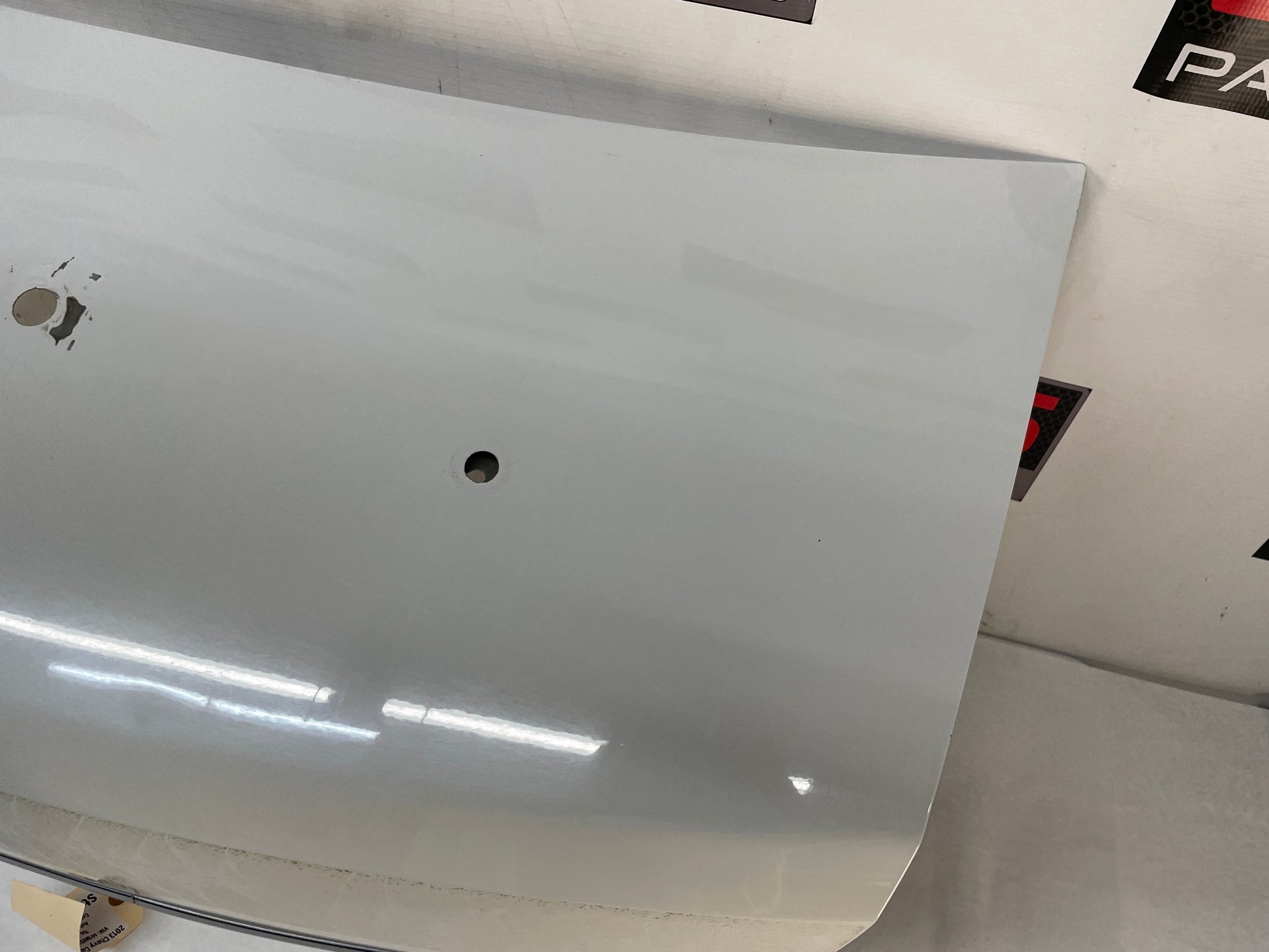 2013 Chevy Caprice PPV Trunk Deck Lid White OEM - Day's Parts Yard