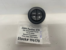 2004 Pontiac GTO Mod Set Dash Selector Control Switch OEM - Day's Parts Yard