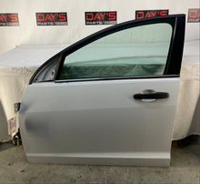 2013 Chevy Caprice PPV LH Driver Front Exterior Door White OEM - Day's Parts Yard