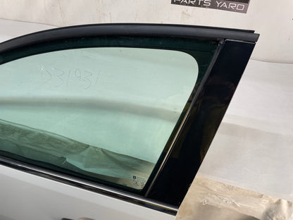 2013 Chevy Caprice PPV LH Driver Front Exterior Door White OEM - Day's Parts Yard